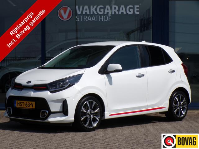 KIA PICANTO 1.0 DPi GT-Line Automaat / Carplay + Android Auto / Sensoren + Camera / Stoel + Stuurverwarming / Navigatie / 16'' LMV