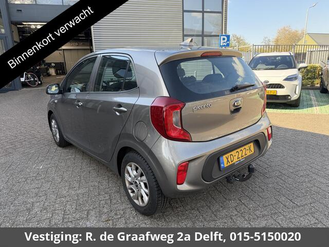 KIA PICANTO 1.0 CVVT ComfortPlusLine Navigator | Trekhaak Incl fietsendrager! | Dealer onderhouden | Achteruitrij Camera | Navigatie |