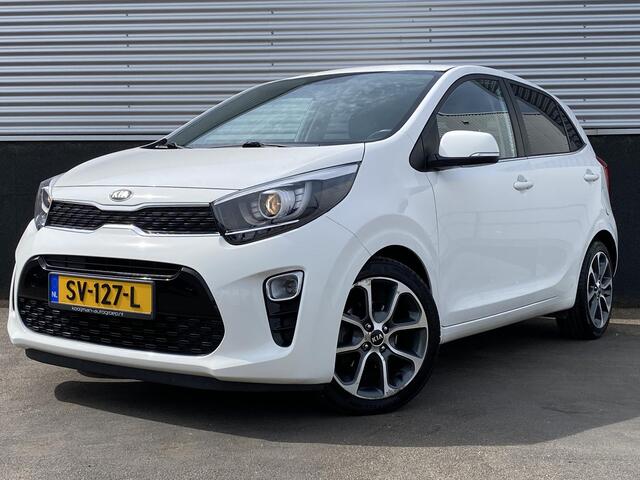 KIA PICANTO 1.0 CVVT Design Edition Navigatie, Lederen bekleding, Nieuw geleverd en dealeronderhouden, achteruitrij camera, Apple CarPlay/Android Auto, cruise control, Nederlandse auto, boekjes compleet!