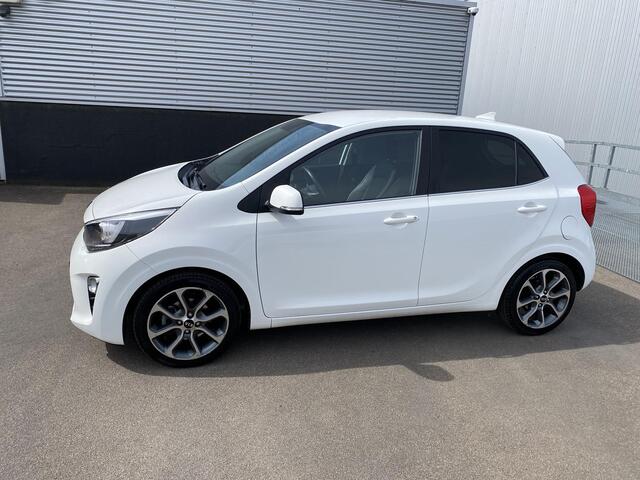 KIA PICANTO 1.0 CVVT Design Edition Navigatie, Lederen bekleding, Nieuw geleverd en dealeronderhouden, achteruitrij camera, Apple CarPlay/Android Auto, cruise control, Nederlandse auto, boekjes compleet!