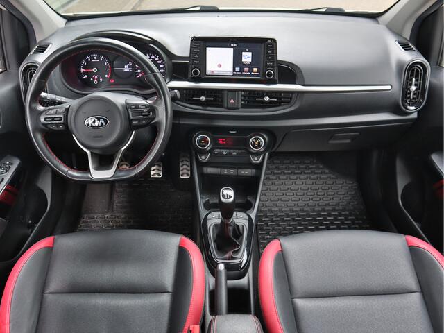 KIA PICANTO 1.0 T-GDI GT-Line 100pk! | Navigatie | Leder | Stoelverwarming | 16 inch LMV | tot 10 jaar Garantie |