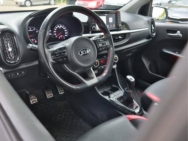 KIA PICANTO 1.0 T-GDI GT-Line 100pk! | Navigatie | Leder | Stoelverwarming | 16 inch LMV | tot 10 jaar Garantie |