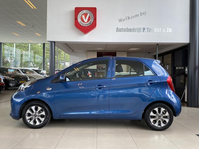 KIA PICANTO 1.0 CVVT EconomyPlusLine,100% Onderhouden,Navigatie,Acteruitrijcamera,Bluetooth,Airco,Aux Usb Aansluiting,14 Inch Lmv