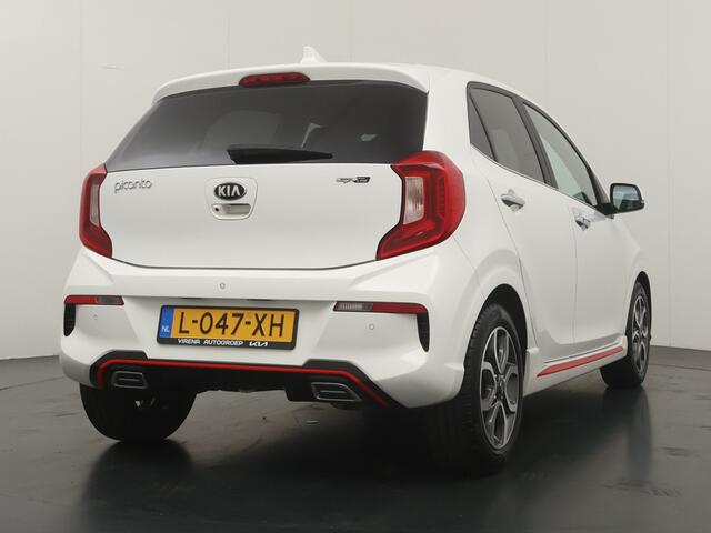KIA PICANTO 1.0 DPi GT-Line - Climate Control - Cruise Control - Navigatie - Apple Carplay / Android Auto - Lederen bekleding - Fabrieksgarantie tot 08-2028