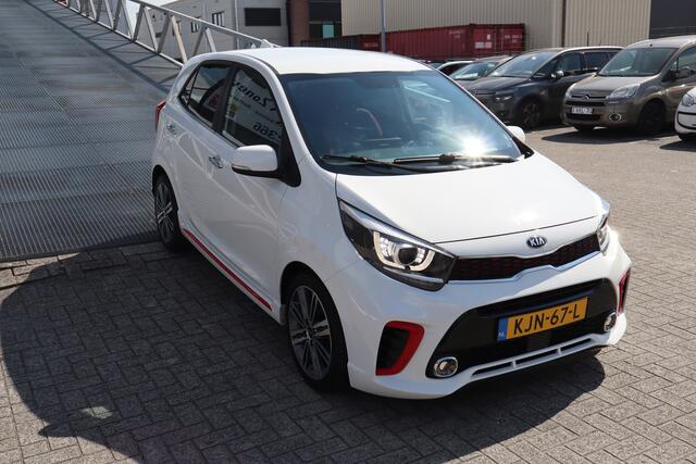 KIA PICANTO 1.2 CVVT GT Line Automaat! Dealer onderhouden/Stoelverwarming/Stuurverwarming/Achteruitrijcamera/Apple carplay/Keyless/Parkeersensoren/Cruise control/Climate control/Navigatie/Bluetooth/Licht metalen velgen