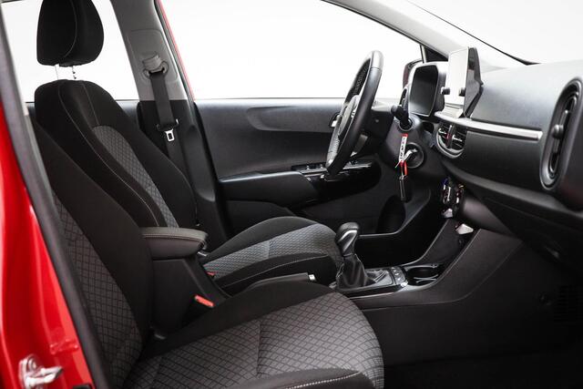 KIA PICANTO 1.0 DPI DynamicPlusLine | SIGNAL RED METALLIC | STUUR / STOEL- VERWAMING | DAB | APPLE | CAMERA