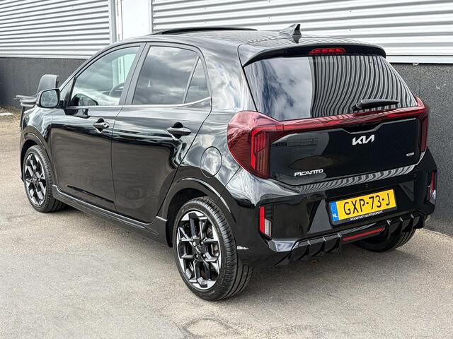 KIA PICANTO 1.0 DPI GT-Line Automaat, Nieuw geleverd, NL-auto, Schuif/kanteldak, Stoel- & Stuurwielverwarming, Lederen bekleding, LMV, LED