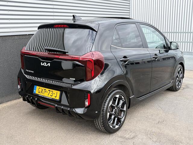 KIA PICANTO 1.0 DPI GT-Line Automaat, Nieuw geleverd, NL-auto, Schuif/kanteldak, Stoel- & Stuurwielverwarming, Lederen bekleding, LMV, LED