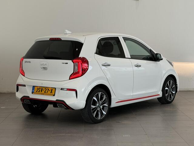 KIA PICANTO 1.2 CVVT GT-Line | Leder | Keyless | Stoel- & Stuurverwarming | Achteruitrijcamera met Parkeersensoren achter | Dode-hoek-detectie