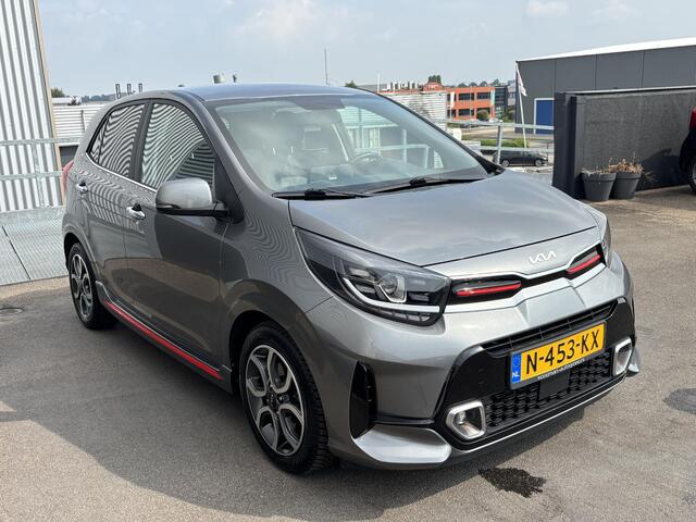 KIA PICANTO 1.0 DPi GT-Line fietsendragerbeugel/ trekhaak, Leder, Navigatie, Climate control, Cruise control, Smart Key, Lichtmetalen velgen, Achteruitrijcamera + parkeersensoren, 1e eigenaar, Nieuw geleverd en dealeronderhouden