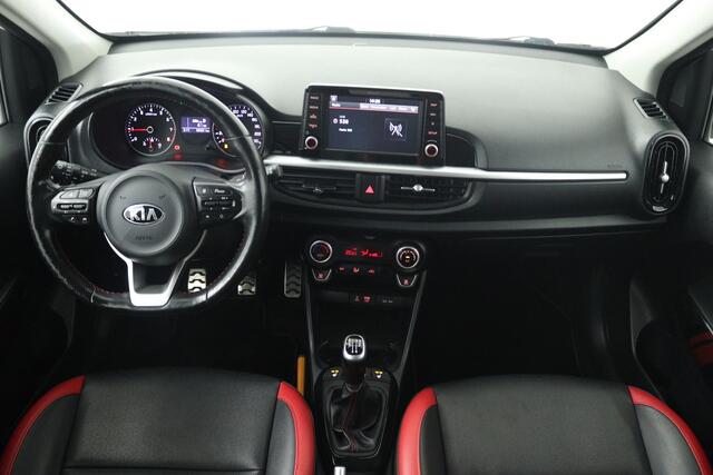 KIA PICANTO 1.0 T-GDI GT-Line (STOEL/STUUR VERWARMING, NAVIGATIE, CAMERA, CRUISE CONTROL, PARKEERSENSO