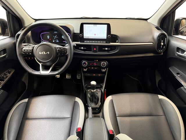 KIA PICANTO 1.0 DPI GT-Line I Panoramadak I Stoel- en Stuurverwarming I Adaptive Cruise I CarPlay I Lederen Bekleding I