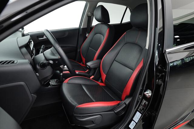 KIA PICANTO 1.0 DPi GT-Line | Rijklaar! | Cruise | Camera | Leder | NAV+App.Connect | Climate | LED | DAB | E-Spiegels | 5-Deurs | Bluetooth | 15'' V