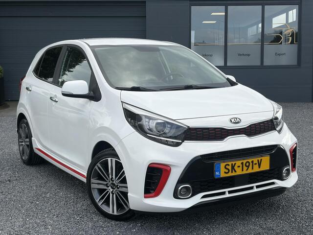 KIA PICANTO 1.0 T-GDI GT-Line 102pk l Draadloze telefoonlader l Carplay l 2e Eigenaar l Keyless l Camera l Stoelverw-Stuurverw l Leder l Navi l Airco l Cruise l Lm velgen l Pdc l N.A.P l Net beurt gehad l Apk tot 09-2027