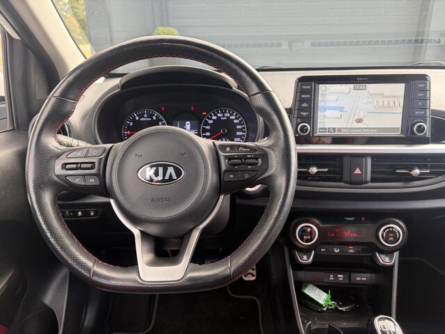 KIA PICANTO 1.0 T-GDI GT-Line 102pk l Draadloze telefoonlader l Carplay l 2e Eigenaar l Keyless l Camera l Stoelverw-Stuurverw l Leder l Navi l Airco l Cruise l Lm velgen l Pdc l N.A.P l Net beurt gehad l Apk tot 09-2027