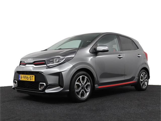 KIA PICANTO 1.0 DPi GT-Line - Fietsendragerhaak - Climate Control - Apple Carplay / Android Auto - Lederen bekleding - Fabrieksgarantie tot 07-2029