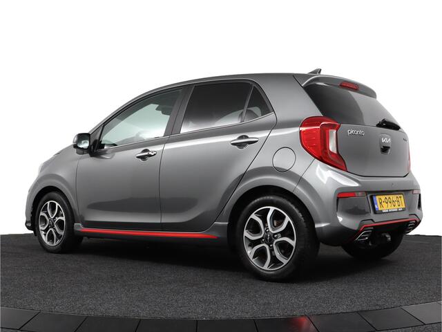KIA PICANTO 1.0 DPi GT-Line - Fietsendragerhaak - Climate Control - Apple Carplay / Android Auto - Lederen bekleding - Fabrieksgarantie tot 07-2029