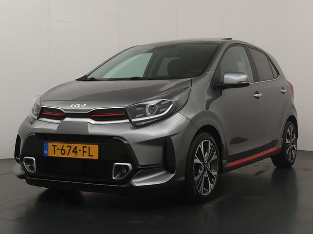 KIA PICANTO 1.0 T-GDi GT-Line 5p Schuif/Kanteldak - Climate Control - Apple Carplay / Android Auto - Lederen bekleding - Fabrieksgarantie tot 06-2030
