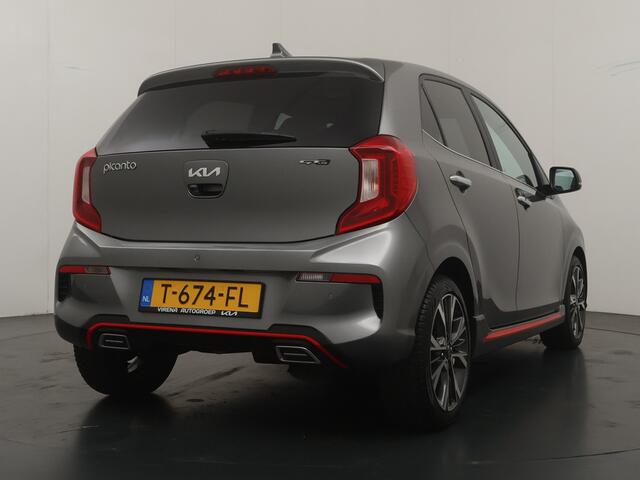 KIA PICANTO 1.0 T-GDi GT-Line 5p Schuif/Kanteldak - Climate Control - Apple Carplay / Android Auto - Lederen bekleding - Fabrieksgarantie tot 06-2030