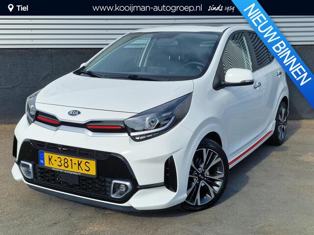 KIA PICANTO 1.0 T-GDi GT-Line 5p 100PK! Schuif/kanteldak, 1e eign. Nieuw geleverd en dealeronderhouden, Leder, Stoel- & stuurwiel verwarmd, Climate control, Cruise control, Navigatie, Achteruitrijcamera,