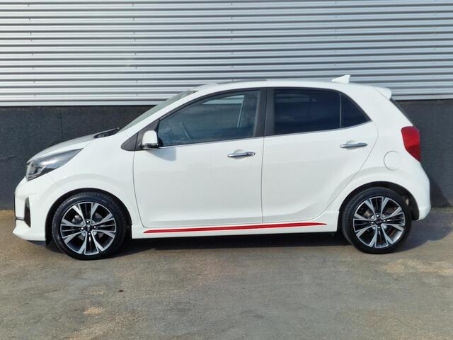 KIA PICANTO 1.0 T-GDi GT-Line 5p 100PK! Schuif/kanteldak, 1e eign. Nieuw geleverd en dealeronderhouden, Leder, Stoel- & stuurwiel verwarmd, Climate control, Cruise control, Navigatie, Achteruitrijcamera,