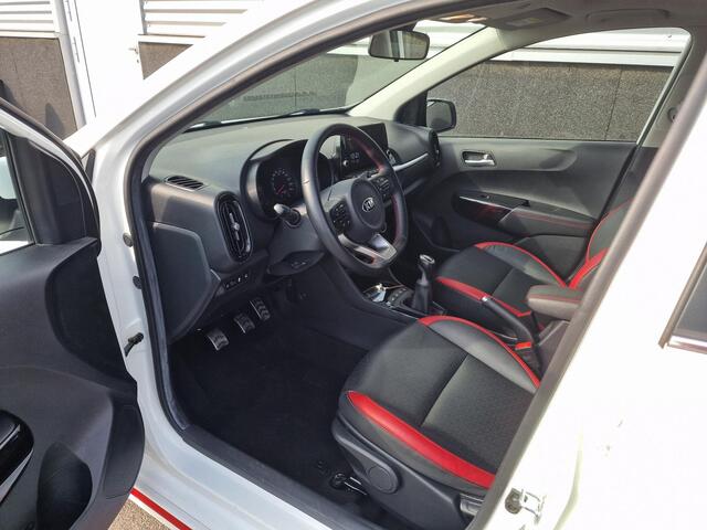KIA PICANTO 1.0 T-GDi GT-Line 5p 100PK! Schuif/kanteldak, 1e eign. Nieuw geleverd en dealeronderhouden, Leder, Stoel- & stuurwiel verwarmd, Climate control, Cruise control, Navigatie, Achteruitrijcamera,