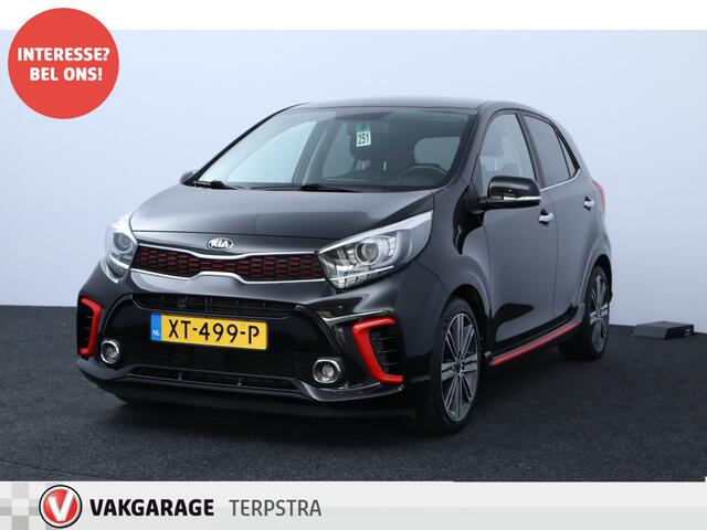 KIA PICANTO 1.0 T-GDI GT-Line/ Keyless/ Camera/ Stoel + Stuurverw./ Extra getint glas/ LED Dagrijverl./ LEDER/ Apple + Android/ DAB+/ Clima/ Cruise/ Elek. pakket/ Isofix/ Bluetooth/ Multi. LEDER. Stuur/ Mistl./ PDc/ Chroom