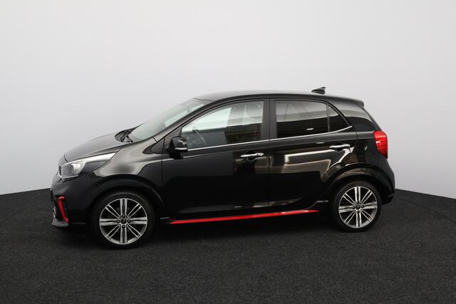 KIA PICANTO 1.0 T-GDI GT-Line/ Keyless/ Camera/ Stoel + Stuurverw./ Extra getint glas/ LED Dagrijverl./ LEDER/ Apple + Android/ DAB+/ Clima/ Cruise/ Elek. pakket/ Isofix/ Bluetooth/ Multi. LEDER. Stuur/ Mistl./ PDc/ Chroom