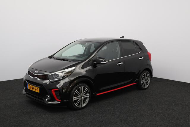 KIA PICANTO 1.0 T-GDI GT-Line/ Keyless/ Camera/ Stoel + Stuurverw./ Extra getint glas/ LED Dagrijverl./ LEDER/ Apple + Android/ DAB+/ Clima/ Cruise/ Elek. pakket/ Isofix/ Bluetooth/ Multi. LEDER. Stuur/ Mistl./ PDc/ Chroom