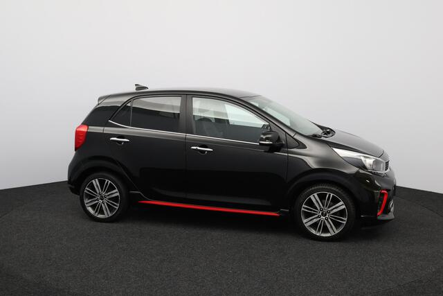KIA PICANTO 1.0 T-GDI GT-Line/ Keyless/ Camera/ Stoel + Stuurverw./ Extra getint glas/ LED Dagrijverl./ LEDER/ Apple + Android/ DAB+/ Clima/ Cruise/ Elek. pakket/ Isofix/ Bluetooth/ Multi. LEDER. Stuur/ Mistl./ PDc/ Chroom