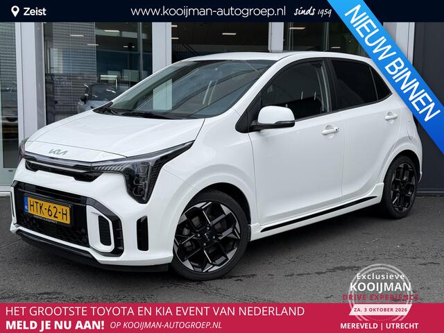 KIA PICANTO 1.0 DPI GT-Line | Schuif/kanteldak | Stoel/stuurverwarming | Dodehoekdetectie | Climate Control | Lederen bekleding