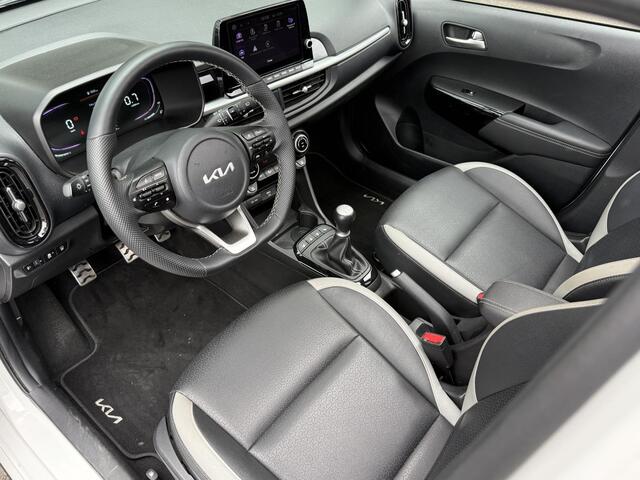 KIA PICANTO 1.0 DPI GT-Line | Schuif/kanteldak | Stoel/stuurverwarming | Dodehoekdetectie | Climate Control | Lederen bekleding