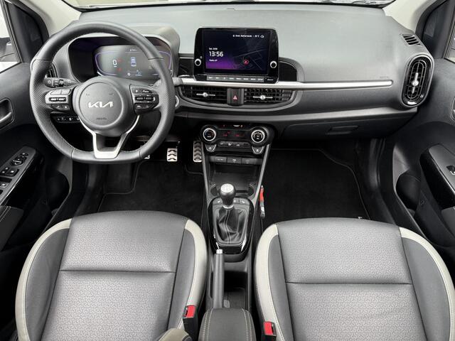 KIA PICANTO 1.0 DPI GT-Line | Schuif/kanteldak | Stoel/stuurverwarming | Dodehoekdetectie | Climate Control | Lederen bekleding
