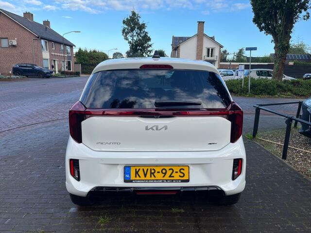 KIA PICANTO 1.2 DPI GT-LINE AUTOMAAT / NAVI / CAMERA / DAB / CARPLAY / LED / LEDER / STOEL+STUUR VERWARMING