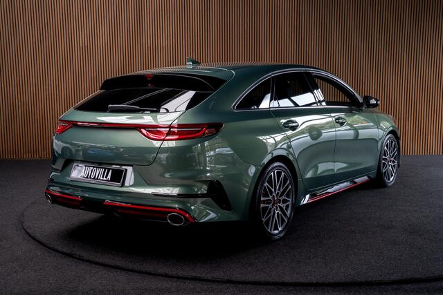 KIA PRO CEE D ProCeed 1.6 T-GDi GT 204pk Leer Camera Memory seats Navi PDC ACC Stuur- & stoelverwarming (voor & achter) Elektr. bedienbare achterklep Climate C. Cruise C. Keyless Entry & Go LM velgen Comfort-pakket BTW auto!