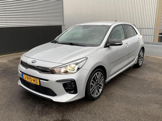 KIA RIO 1.0 TGDI GT-Line Nieuw geleverd, Dealeronderhouden, 1e eign. Stoel- & Stuurwiel verwarmd, LMV, Privacy glass, Smart Key, Achteruitrijcamera, Parkeersensoren achterzijde, BTW-auto