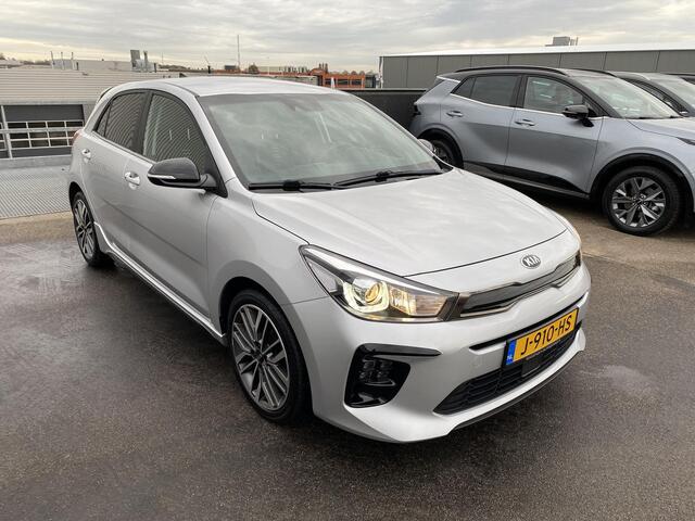 KIA RIO 1.0 TGDI GT-Line Nieuw geleverd, Dealeronderhouden, 1e eign. Stoel- & Stuurwiel verwarmd, LMV, Privacy glass, Smart Key, Achteruitrijcamera, Parkeersensoren achterzijde, BTW-auto