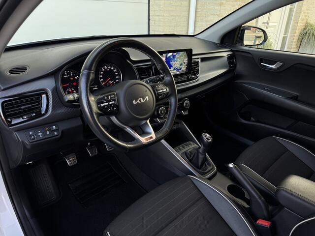 KIA RIO 1.0 T-GDi 100pk GT-Line Facelift Navi Leder Carplay Camera Keyless Stuur en StoelVerwaming DAB Clima 17" Pdc