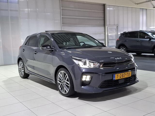 KIA RIO 1.0 T-GDi MHEV GT-Line Schuif kantel dak, Stoel en Stuur verwarming, Apple Carplay/Android Auto, Navigatie, Camera.