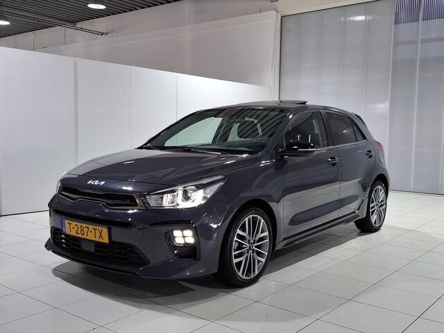 KIA RIO 1.0 T-GDi MHEV GT-Line Schuif kantel dak, Stoel en Stuur verwarming, Apple Carplay/Android Auto, Navigatie, Camera.