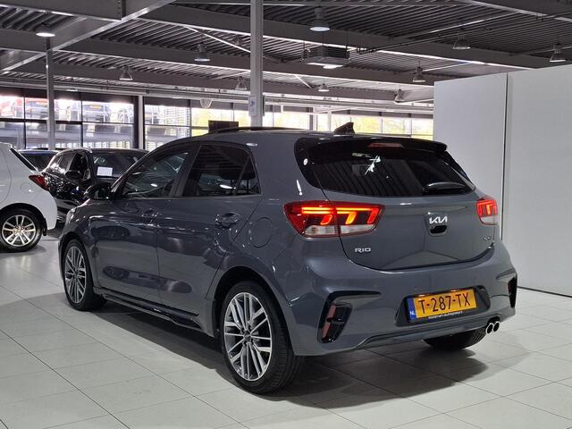 KIA RIO 1.0 T-GDi MHEV GT-Line Schuif kantel dak, Stoel en Stuur verwarming, Apple Carplay/Android Auto, Navigatie, Camera.