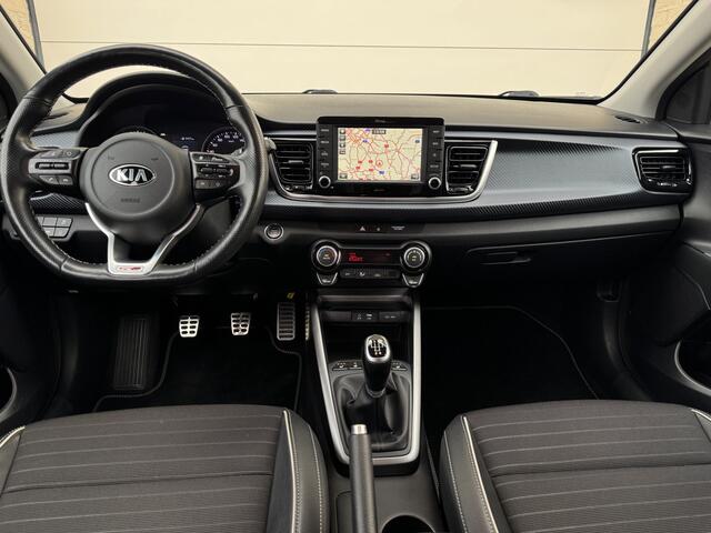 KIA RIO 1.0 T-GDI 100pk GT-Line Navi Leder Carplay Camera Keyless Stuur en StoelVerwaming DAB Clima 17" Pdc GT