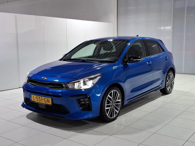 KIA RIO 1.0 T-GDi MHEV GT-Line Stoel en stuur verwarming, Apple Carplay/Android Auto, Navigatie, Camera.