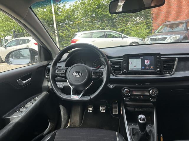 KIA RIO 1.0 TGDI GT-Line DEALER ONDERHOUDEN!! // FULL LED // NAVI + CARPLAY // HALF-LEDER // CAMERA // KEYLESS // STOEL + STUURWIELVERWARMING