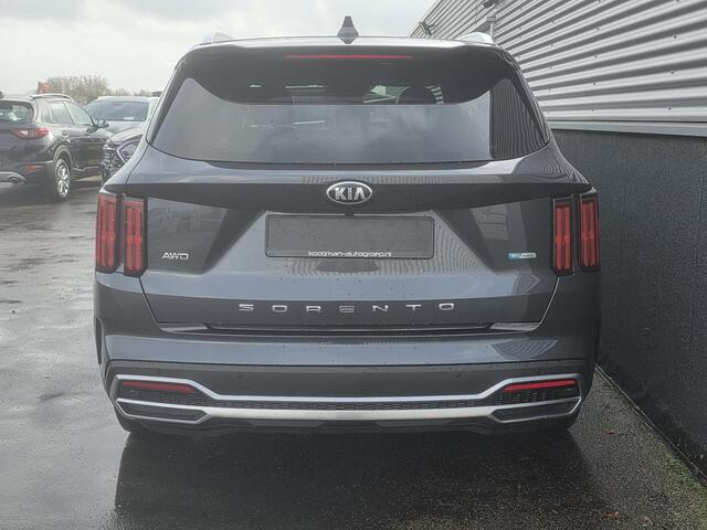 KIA SORENTO 1.6 T-GDI Hybrid 2WD ExecutiveLine 7p. Schuif/kanteldak, Leder, BTW-auto, Stoelventilatie & verwarming, Stuurwiel verwarmd, 360" Camera, Dodehoekdetectie