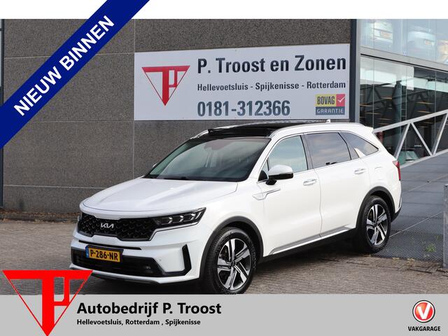 KIA SORENTO 1.6 T-GDI Plug-in Hybrid 4WD DynamicPlusLine 7 persoons! Panoramadak/Trekhaak/Apple carplay/Stoelverwarming voor en achter/Stuurverwarming/Bose audio/Adaptieve cruise control/Achteruitrijcamera/Lane assist/Elektrisch verstelbare voorstoelen/Full option! 2