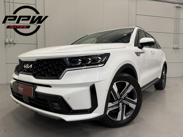 KIA SORENTO 1.6 T-GDI Plug-in Hybrid 4WD Platinum LEER/HEAD-UP/BOSE/360CAMERA/LED/VENTILATIE+MEMORY/CARPLAY/19"/EL.A.KLEP/DONKERE-HEMEL/NIVEAU-REGELING/KIA FABRIEKS-GARANTIE T/M 12-2028