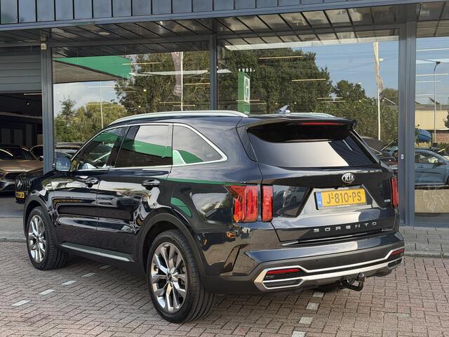 KIA SORENTO 1.6 T-GDI Hybrid 2WD ExecutiveLine 7p. BOSE | LEDER | TREKHAAK | 360 GRADEN CAMERA | ELEKTRISCH VERSTELBARE STOELEN | STOELVERWARMING | STUURVERWARMING | STUURKOELING | PANORAMADAK | NAVIGATIE | LED | DODEHOEK DETECTIE | APPLE CARPLAY / ANDROID AUTO | ADAPTIEVE CRUISECONTROL |