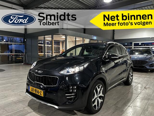 KIA SPORTAGE 1.6 T-GDI 177 pk GT-Line | Trekhaak | Pano | Camera | Navi | Cruise | Stoelverw. | 1900 kg trekgewicht | 1e eig.