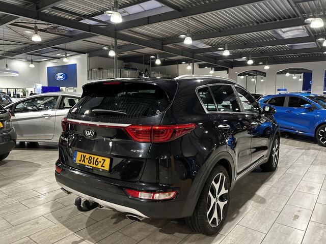 KIA SPORTAGE 1.6 T-GDI 177 pk GT-Line | Trekhaak | Pano | Camera | Navi | Cruise | Stoelverw. | 1900 kg trekgewicht | 1e eig.